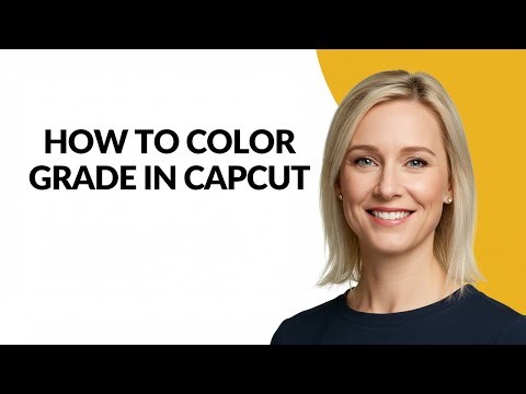 How to Color Grade In Capcut - Julia'sTutorials