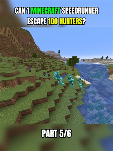 Minecraft Speedrunner vs 100 Hunters: Part 5