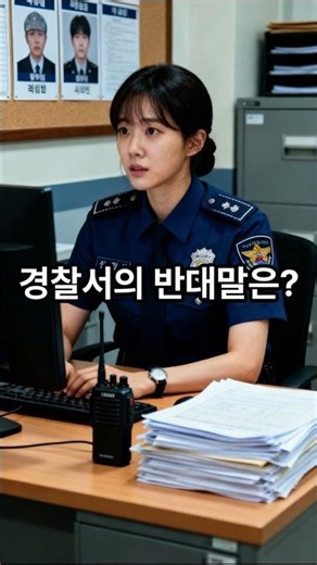경찰서의 반대말은? #넌센스 #넌센스퀴즈 #아재개그 #유머 #퀴즈 #수수께끼