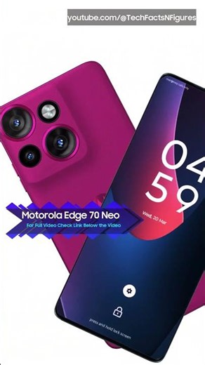 Motorola Edge 70 Neo Official Trailer! #Shorts