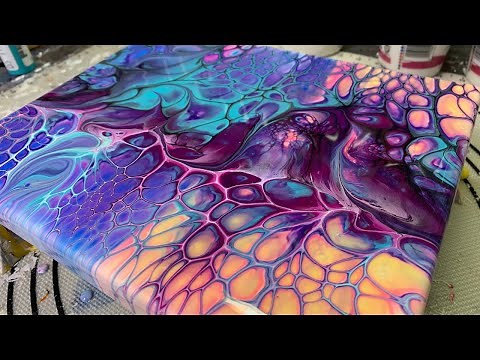 #83 COLORFULLY Epic Electric Swipe | Acrylic Pour Painting | Abstract | Fluid Art