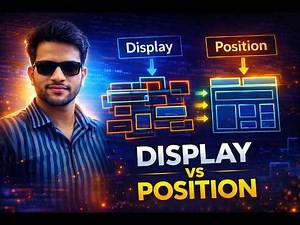 CSS Display & Position Explained Clearly | Display vs Position in CSS (Beginner Friendly)