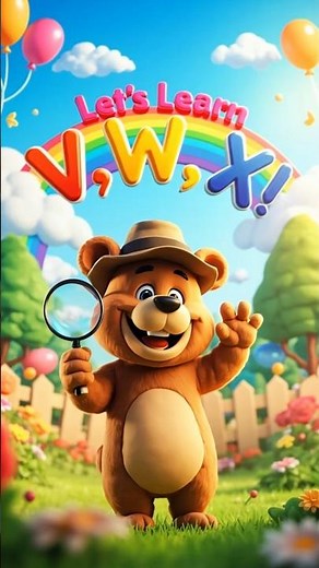 VWX Alphabet Song | Learn Letters with Fun | Kids Learning #shorts