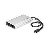 Thunderbolt to Dual DisplayPort Adapter, Dual 4K 60Hz Thunderbolt to DP Converter, 2x DisplayPort Mo