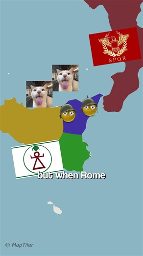 how did the punic wars even start between Rome and carthage #history