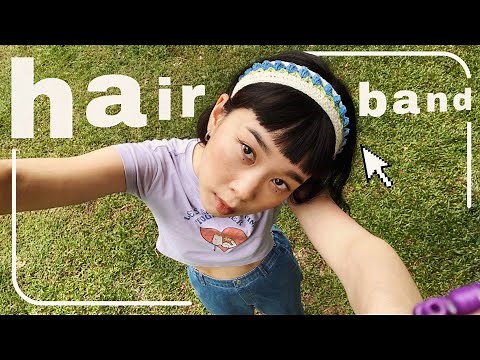 crochet tulip headband 🌷(easy tutorial for beginners)