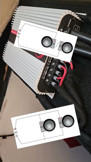 When to connect speakers in series vs. in parallel? #caraudio #amplifier #speakers
