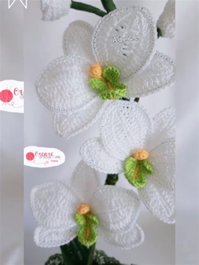 #uncinetto #fattoamano #orchidea #fioriuncinetto #artigianatoitaliano