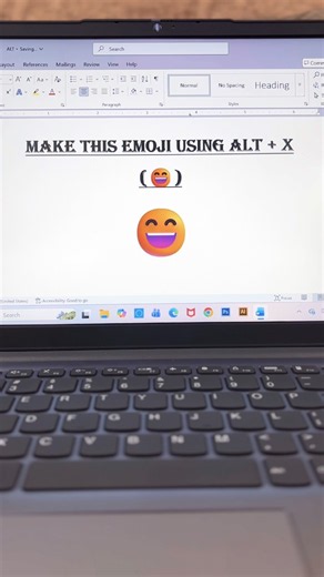 😊 Smiling Face Emoji Unicode Codes | Type These in MS Word Using ALT + X #shorts #youtubeshorts