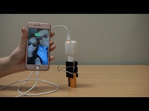 Make your own portable phone charger with a BATTERY! (Demo)