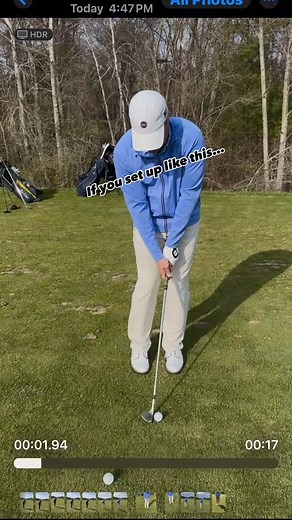 Low point control…. Starts with your setup! The goal is to get the bottom of your wedge to interact with the ground properly. Pretend the ball is not even there. Hit the ground hard! #golf #chip #pitch #low #point #ground #interaction #contact #getbetter #letsgo #footjoy #titleist #instagolf #golftips #insta #simple #short #game | HesterGolf