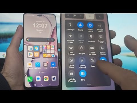 How to scan qr code on honor X9C