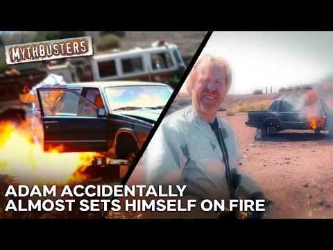 Can A Car Bumper Really Explode Off A Burning Vehicle? | MythBusters