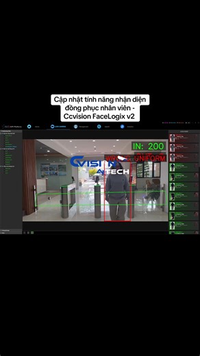 Cập nhật tính năng nhận diện đồng phục nhân viên - Ccvision FaceLogix v2 - Cvision AI Tech #cvisionaitech #visionai #ccvisionfacelogix