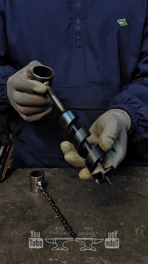 Scotch eyed Auger 8x150 mm and 35x230 mm. Bushcraft Auger Tools. Rocket Stove Tool. Survival Tools. Hiking Gear #bushcrafting #bushcraft #hiking #auger #survival | Add Forging