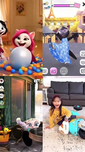 My Talking Angela – Funny Moments #mytalkingangela #shorts #funny