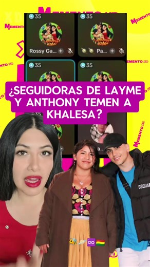 Seguidoras de Layme temen que Khalesa vaya por Anthony y termine con la relación de esta pareja.
