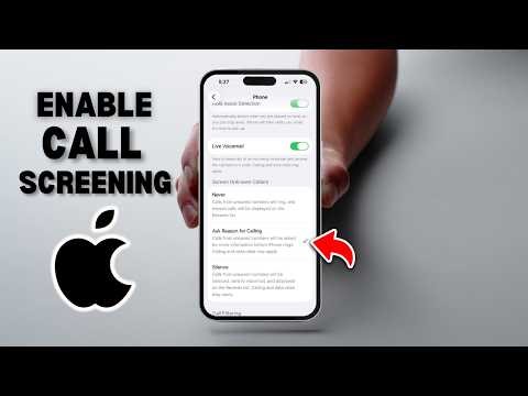 How to Enable Call Screening on iPhone iOS 26