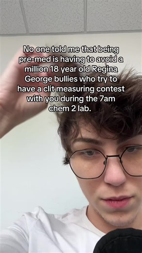 What is going ON #chemlab #premed #biology #college #medstudent | regina george