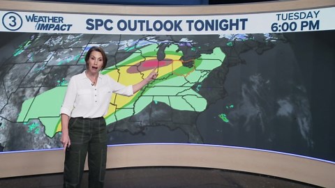 Weather impact alert in Northeast Ohio: Showers and storms return Tuesday night into Wednesday