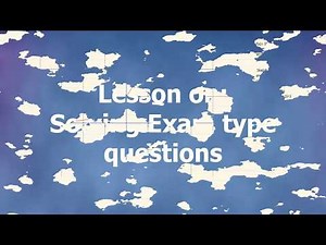 Grade 12: Functions : Solving exam type questions