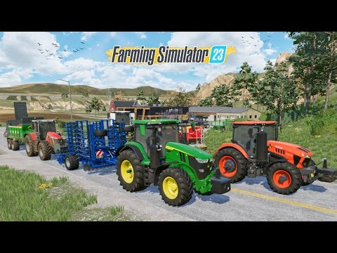 Full Process How To Plant, Cultivate & Harvest Crop | Farming Simulator 23 | Timelapse