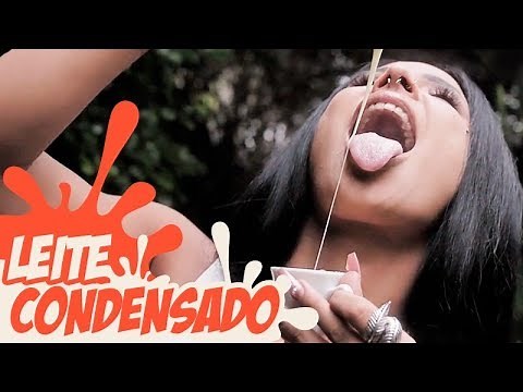 LAMBUZANDO-SE COM LEITE CONDENSADO...