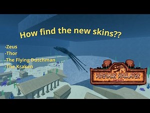 How to find the new skins? Dinosaur Simulator Odyssey Event