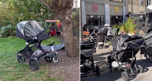 Thousands of babies left outside in prams on their own – would you do it?