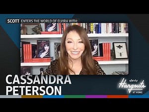 Xfinity Hangouts at Home: Scott enters the world of Elvira with Cassandra Peterson