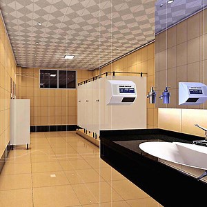 [Hot Item] Floor and Ceiling Mounted Sports Center Public Modular Toilet Partitions Divider Cubicle Commercial Bathroom Partition