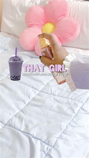 being “THAT GIRL” morning routine vlog, aesthetic & productive morning vlog #thatgirl #aesthetic
