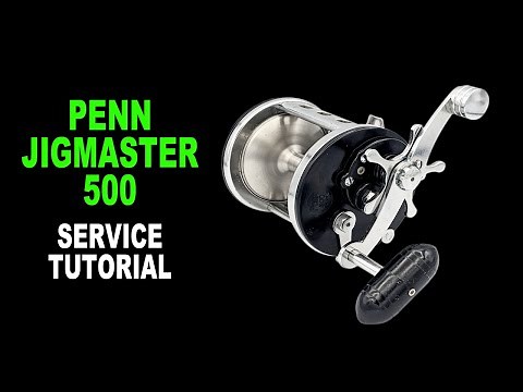 Penn Jigmaster - How To Take Apart, Service & Reassemble this fishing reel