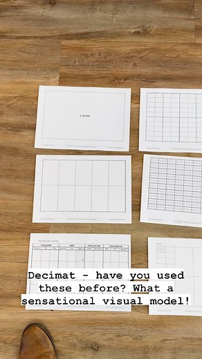 Representing Numbers - Decimals to Thousandths (Decimat) . Representing decimals beyond hundredths using physical materials is challenging. Cutting objects into smaller and smaller pieces has been used in some studies (Linear Attribute Blocks) but the size and number of cuts is challenging. . MAB is another resource that has been used but the reconceptualising of this resource is quite difficult for many students. Hundred grids are successful for decimals to hundredths and have been used in seve