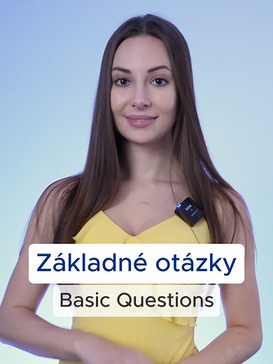 Basic Questions in Slovak ❓🗣️ You can check our full lesson here: https://youtu.be/uW1X09mcws0 #slovakia #slovensko #slovaklanguage #slovenčina #slovakgirl #czechrepublic #cesko #polandtiktok #polish #russiangirl #cultureshock #foreigner