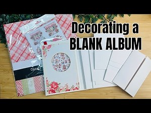 Decorate a Blank Book - the easy way!!