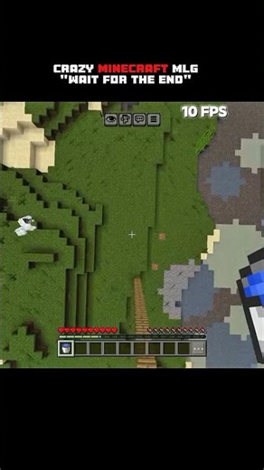 Can you MLG at 10 FPS? (Wait for the end)"#minecraft #minecraftshorts