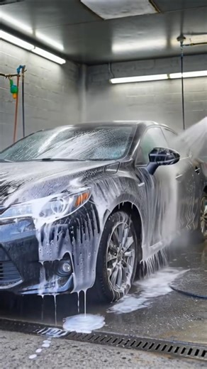 Dirtiest Car Wash Transformation 🤯🚗 #shorts