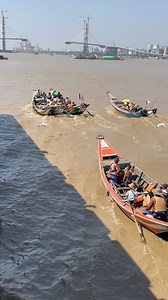 A different kind of boat party, Yangon River, Dala | Jochen in Myanmar