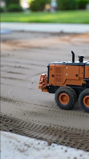 RC Motor Grader Masterclass: 🚜 Perfectly Shaping a Miniature Road! (Realistic Scale Construction!)