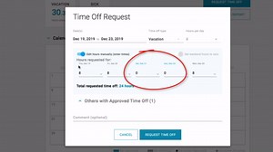 Request Time Off Pt. 2