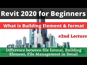 Building Element in Revit Architecture #2 [Pts CAD Expert] Revit 2020 for Beginners