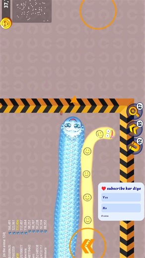 slither game tricks for 2026 reaching the top #wormszone #shorts