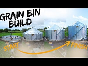 From GROUND to GRAIN BIN: Full Build Start to Finish!