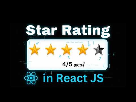 ⭐Star Rating in React JS | React Interview Question | Machine Coding Round in Hindi