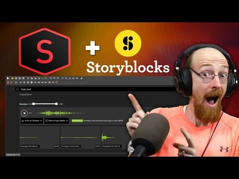 Magix Sound Forge and Stock Audio - Story Blocks | Eric Burgess