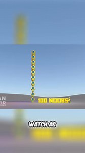 1.3K views | Witness the epic destruction! We showcase the thrilling collapse of a 100-block tower and a 1000-block wall, followed by amazing seesaw launches and block transformations. Enjoy vibrant animations and hilarious block figures. Don't miss this block-tastic adventure! #BlockDestruction #RobloxAnimation #EpicCollapses #SeesawLaunch #BlockFigures #GamingAnimation #ViralVideo #NoobBabies #IdanDavidAnimations #GamingFun | Idan David Art | Facebook