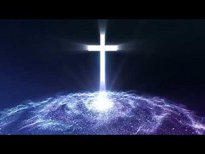 The Glowing Cross on the Stars of the Vast Universe Loop Video