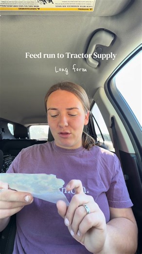 Feed run to Tractor Supply: what I spent on farm feed
