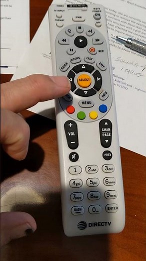 DirecTV remote programming